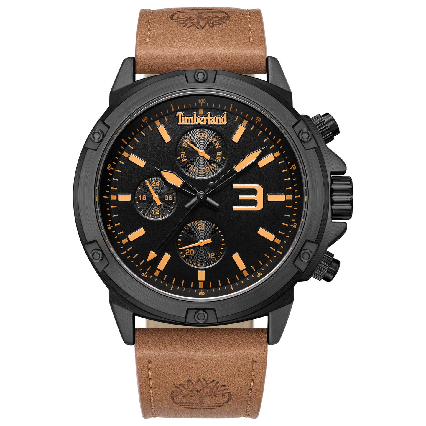 Front view of Timberland Dress Sport Men's Quartz Watch TDWGF9002901