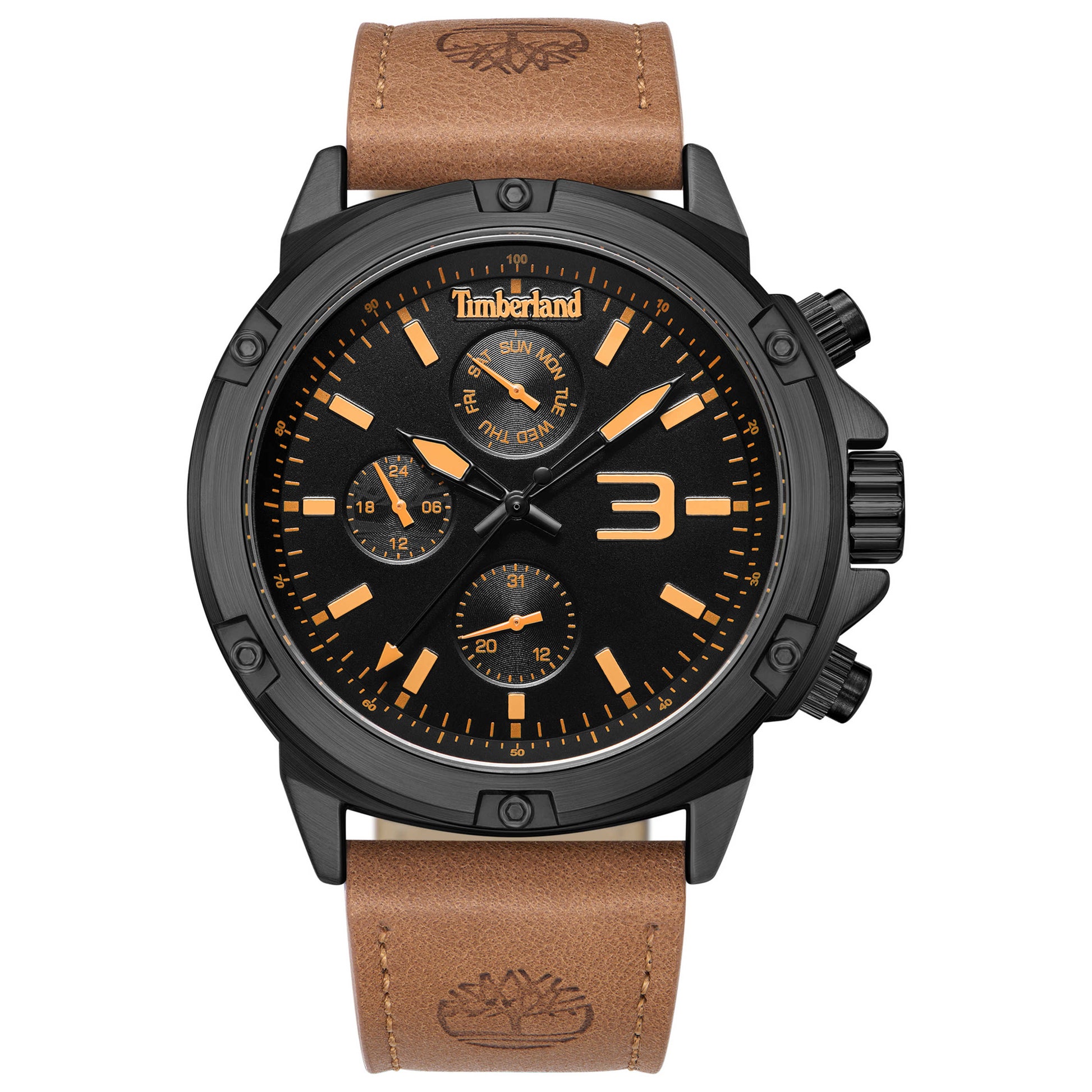Front view of Timberland Dress Sport Men's Quartz Watch TDWGF9002901