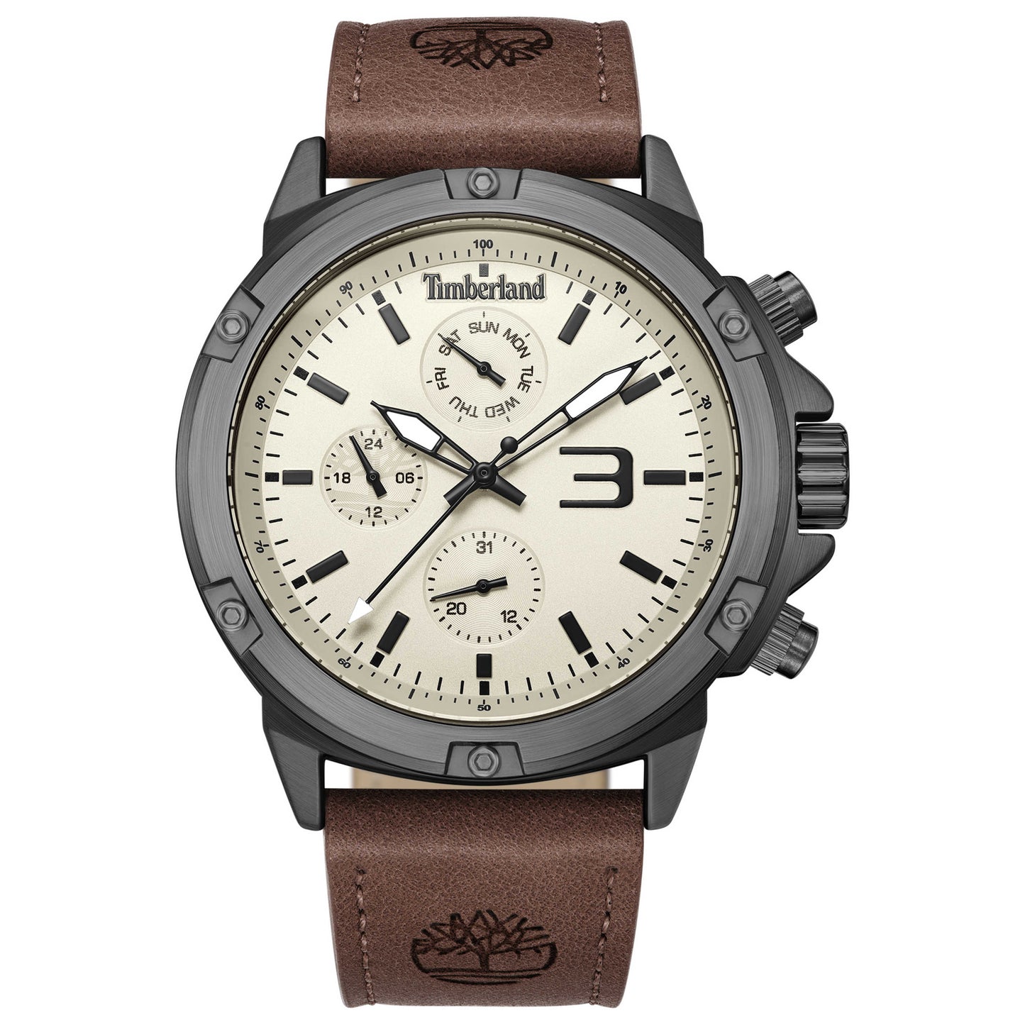 Front view of Timberland Dress Sport Men's Quartz Watch TDWGF9002903