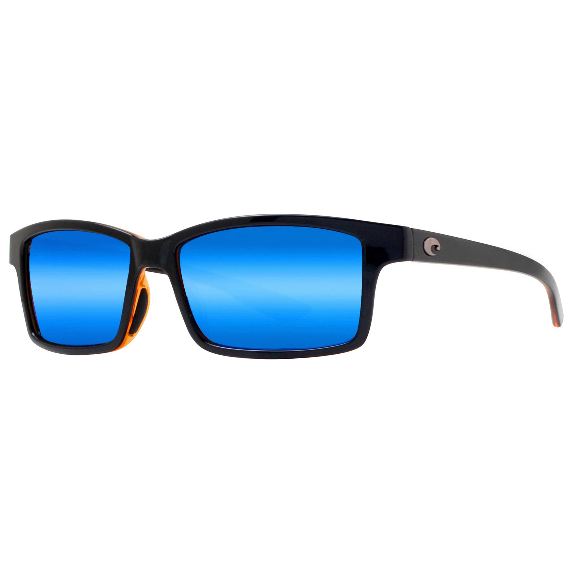 Front view of Costa del Mar Rectangular Unisex Sunglasses TE80OBMP
