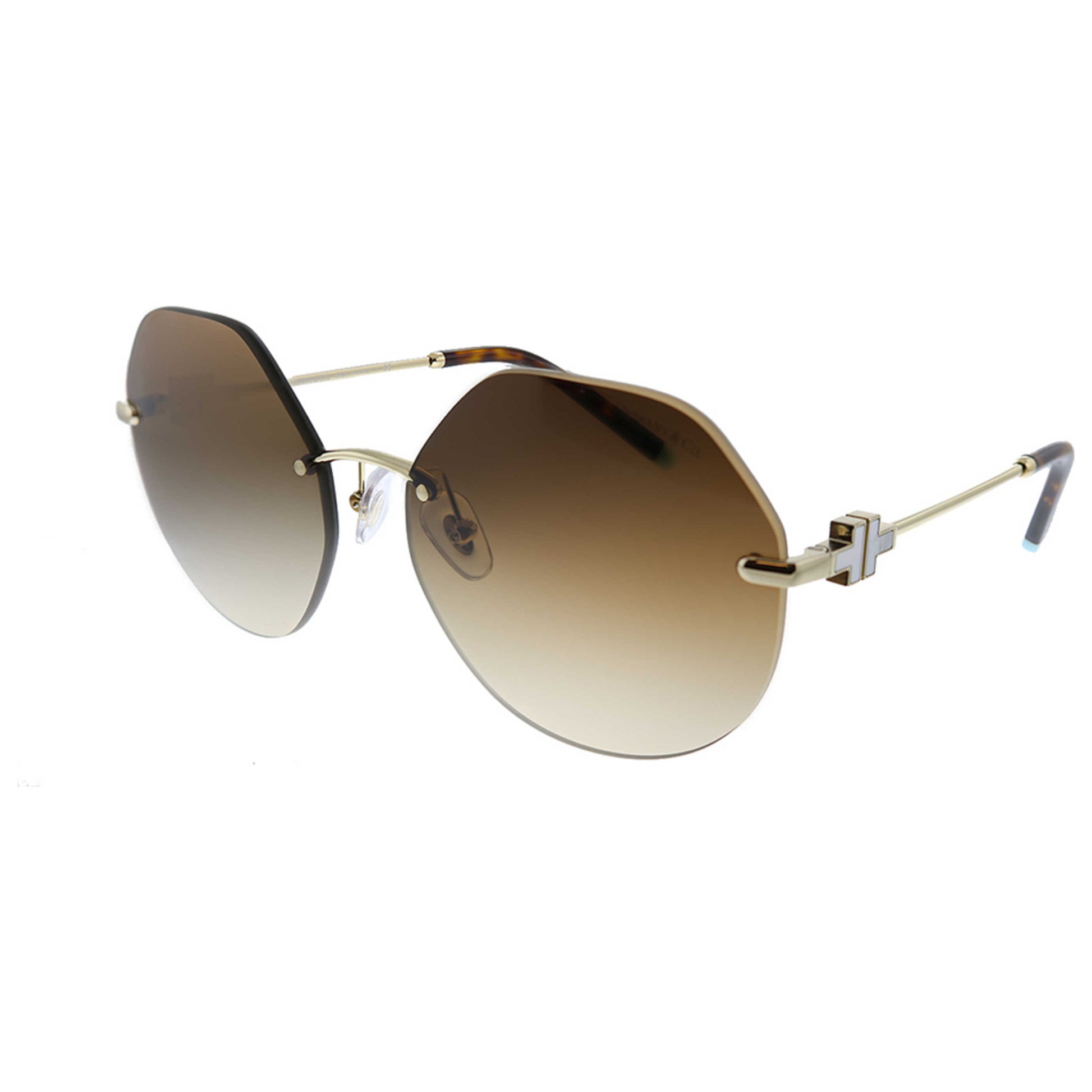 Front view of Tiffany & Co. Fashion Women's Sunglasses TF-3077-60213B