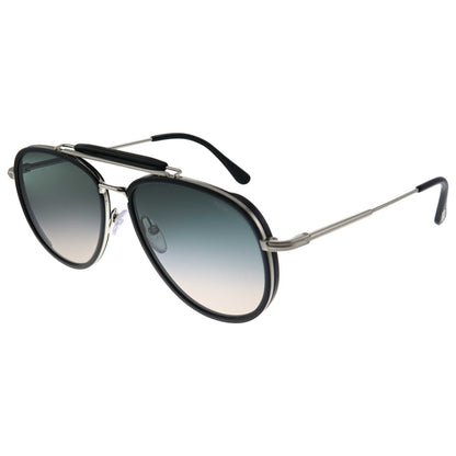 Front view of Tom Ford Tripp Men's Sunglasses TF-666-01B