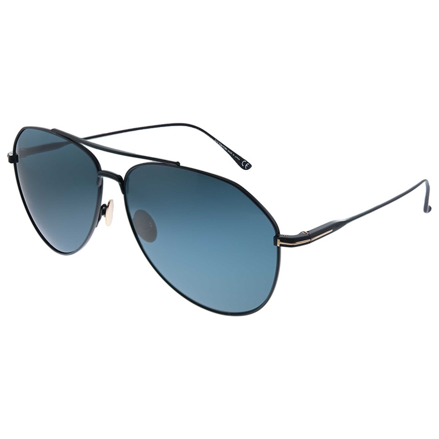 Front view of Tom Ford Cyrus Unisex Sunglasses TF-747-01V