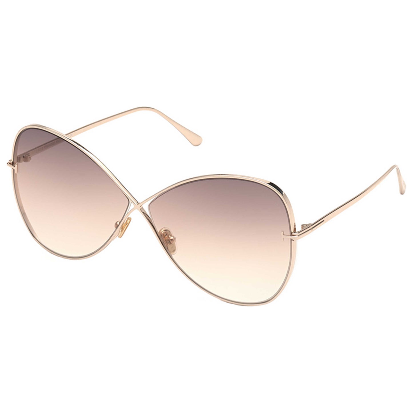 Front view of Tom Ford Nickie Women's Sunglasses TF-842-28F