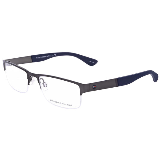 Front view of Tommy Hilfiger Men's Eyeglasses TH1524-R80-52