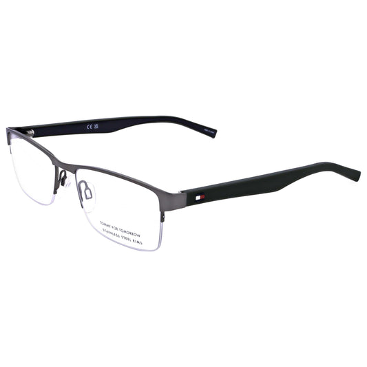 Front view of Tommy Hilfiger Men's Eyeglasses TH2047-R80-53