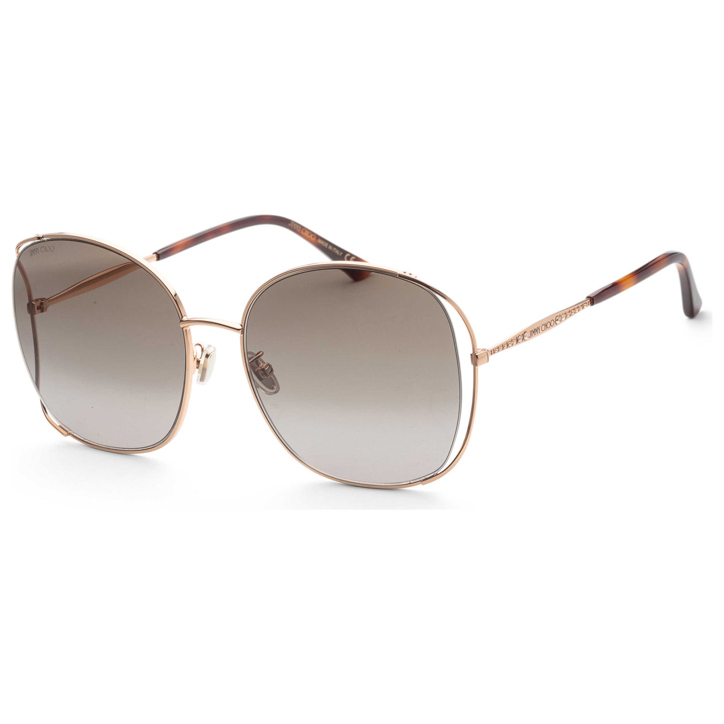 Front view of Jimmy Choo Tinka Women's Sunglasses TINKAGSK-0DDB-HA