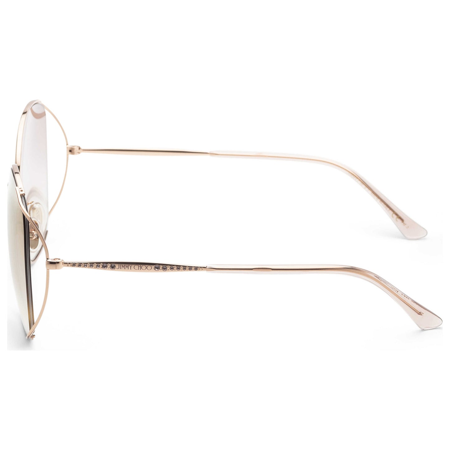Left view of Jimmy Choo Tinka Women's Sunglasses TINKAGSK-0DDB-JL