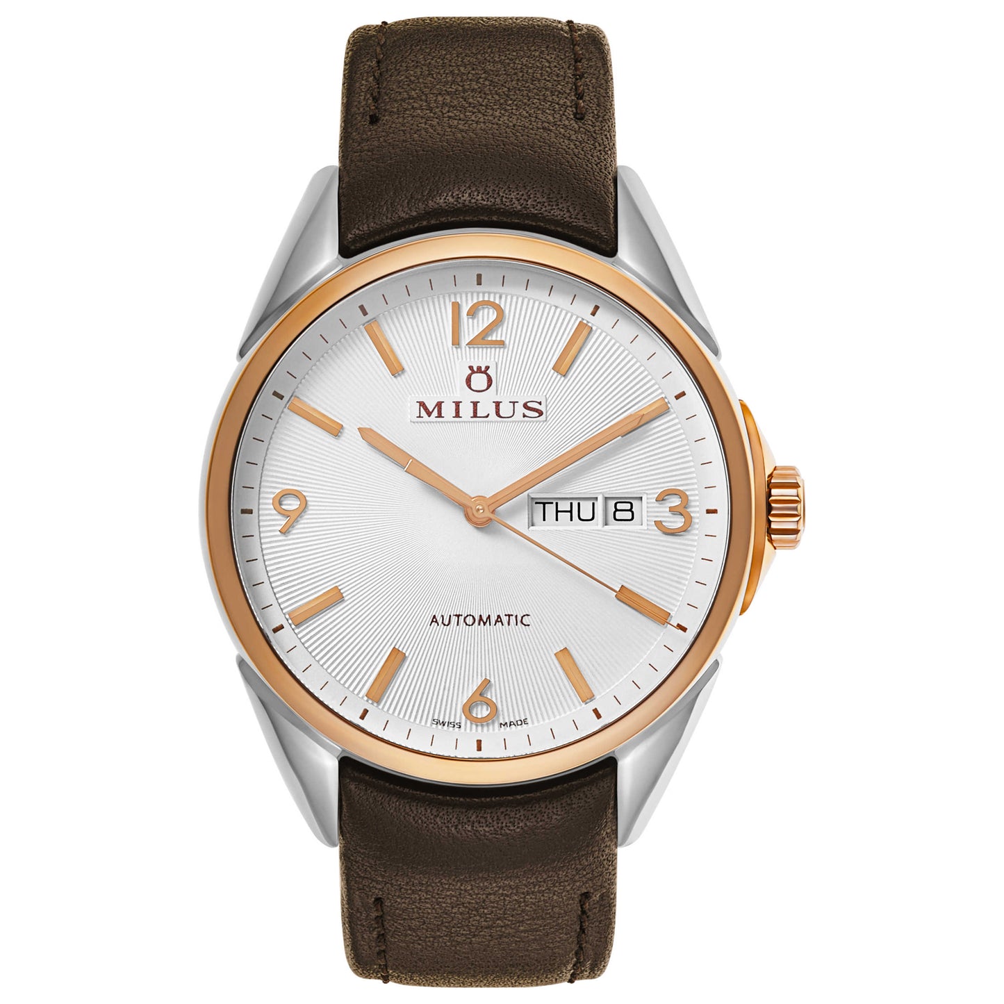 Front view of Milus Automatic Men's Automatic Watch TIRC007