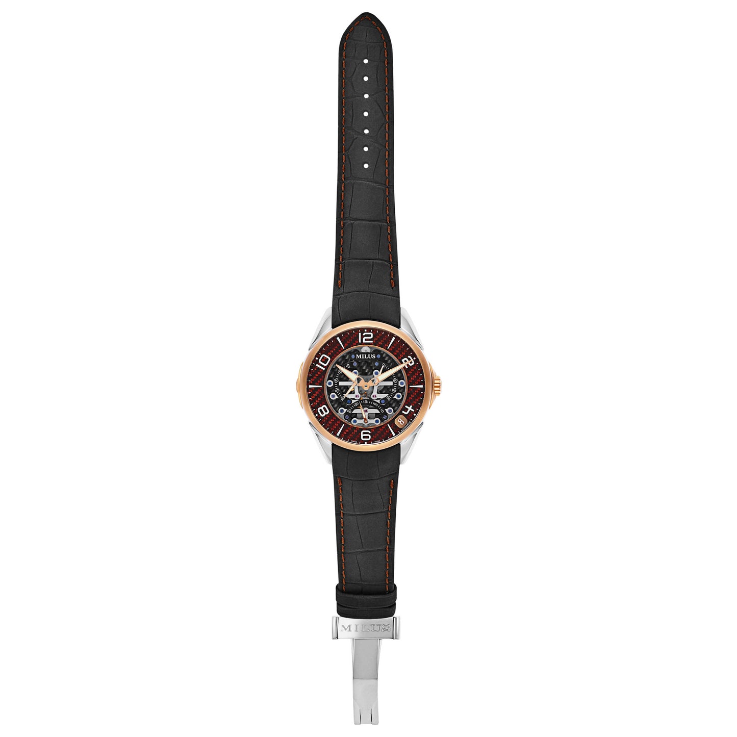 Milus Tri Retrograde Men's Automatic Watch TIRI021 - Image #8