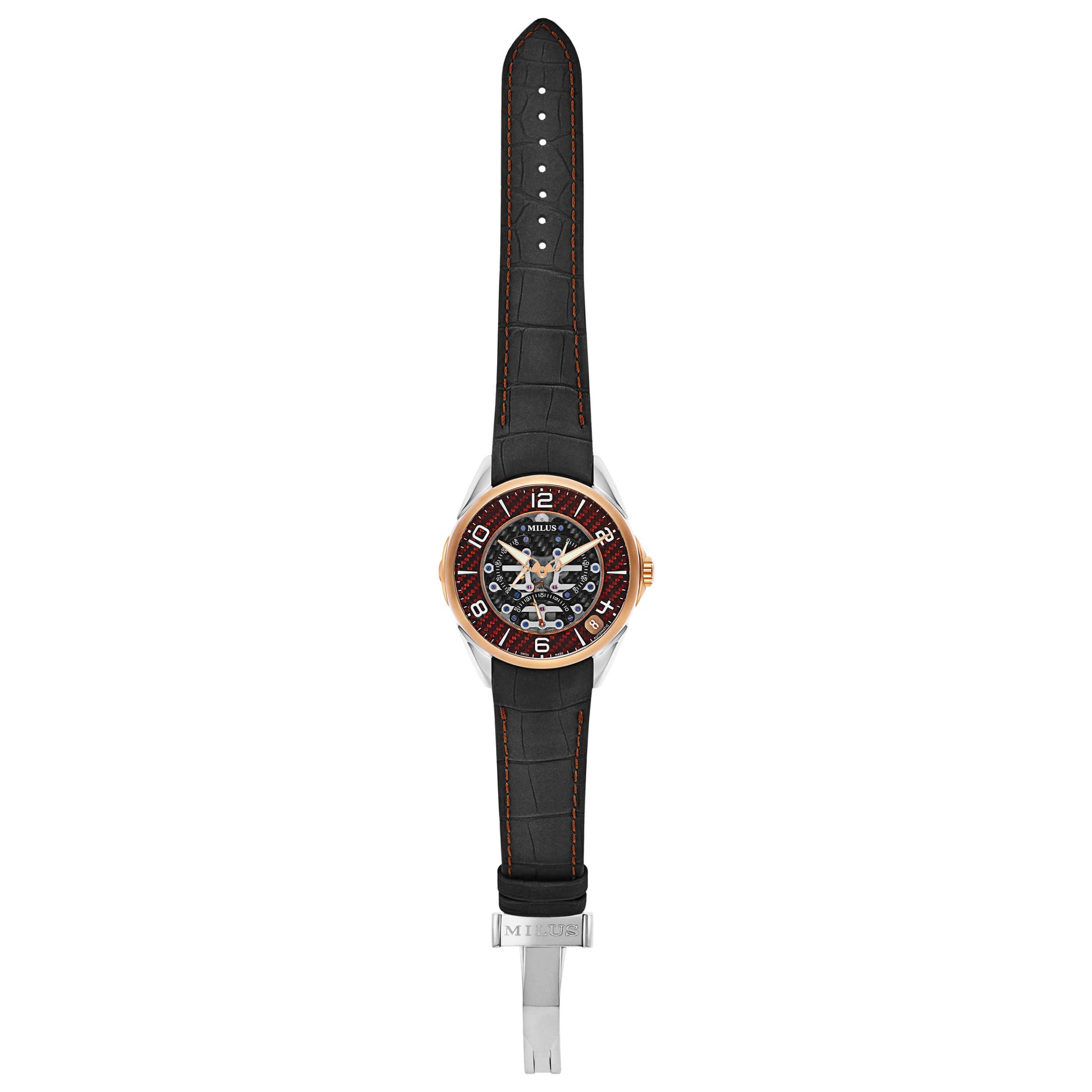 Milus Tri Retrograde Men's Automatic Watch TIRI021 - Image #8