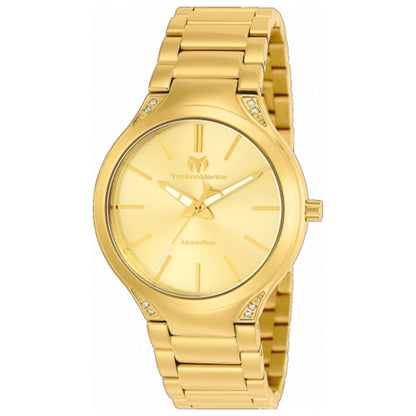 Front view of TechnoMarine Moonsun Women's Quartz Watch TM-117032