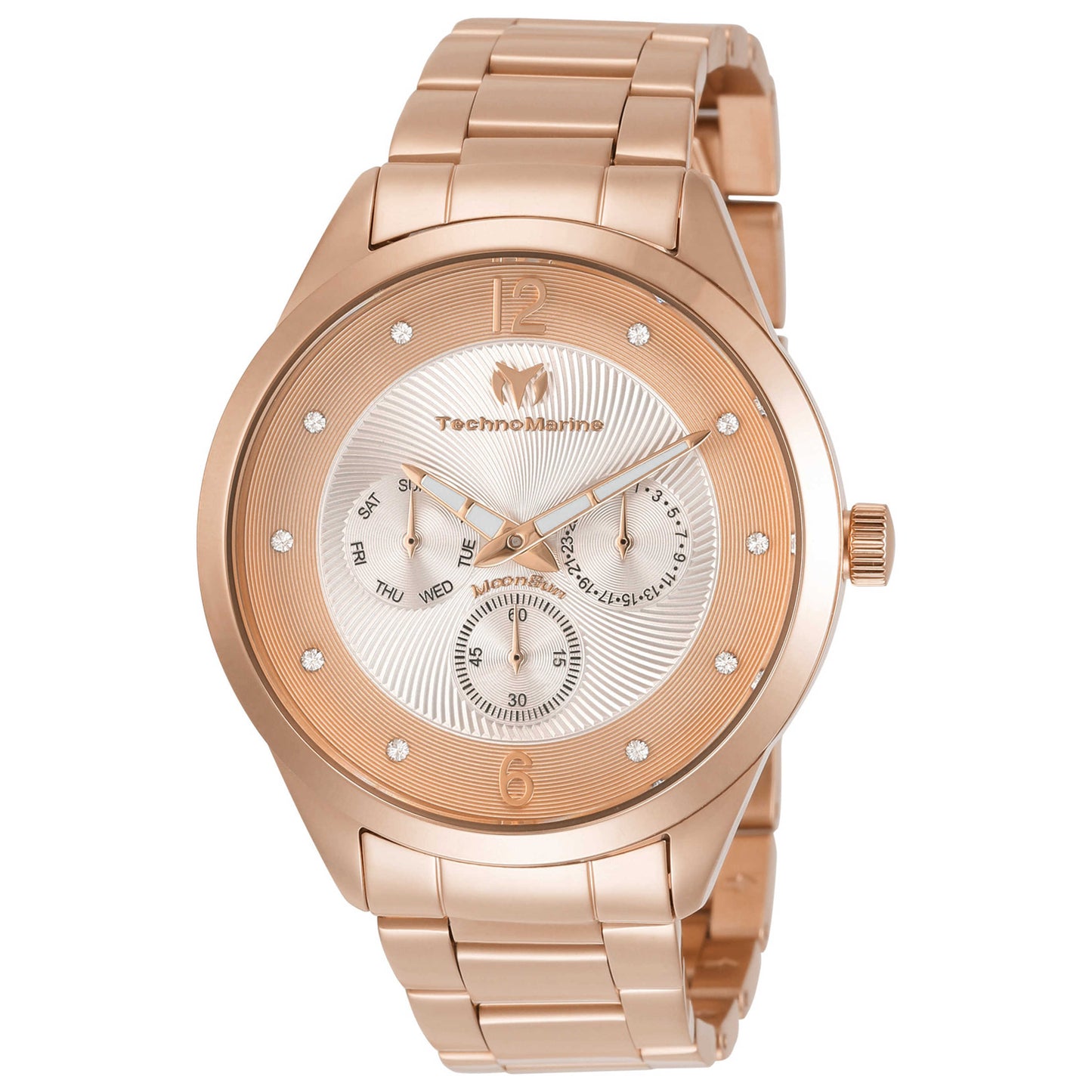 Front view of TechnoMarine MoonSun Men's Quartz Watch TM-117042