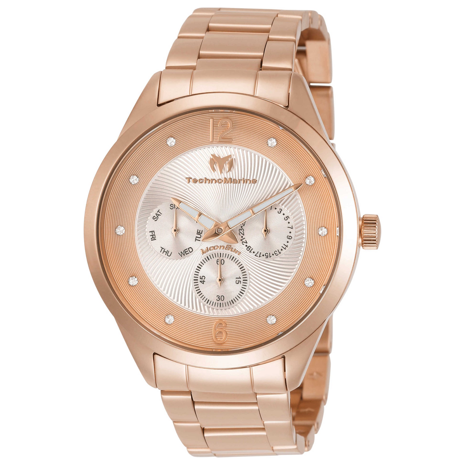 Front view of TechnoMarine MoonSun Men's Quartz Watch TM-117042