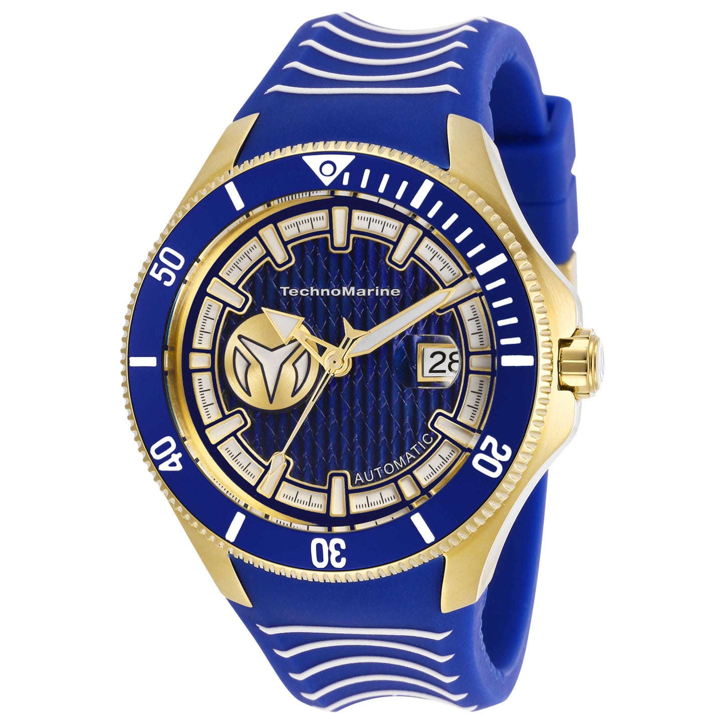 Front view of TechnoMarine Cruise Men's Automatic Watch TM-118013