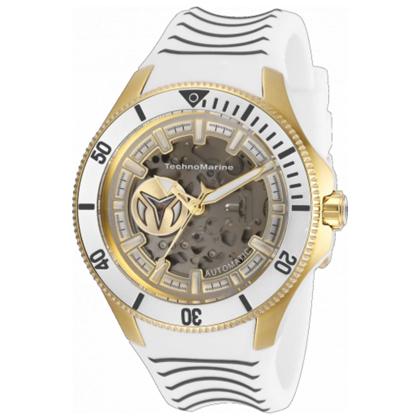 Front view of TechnoMarine Cruise Men's Automatic Watch TM-118022