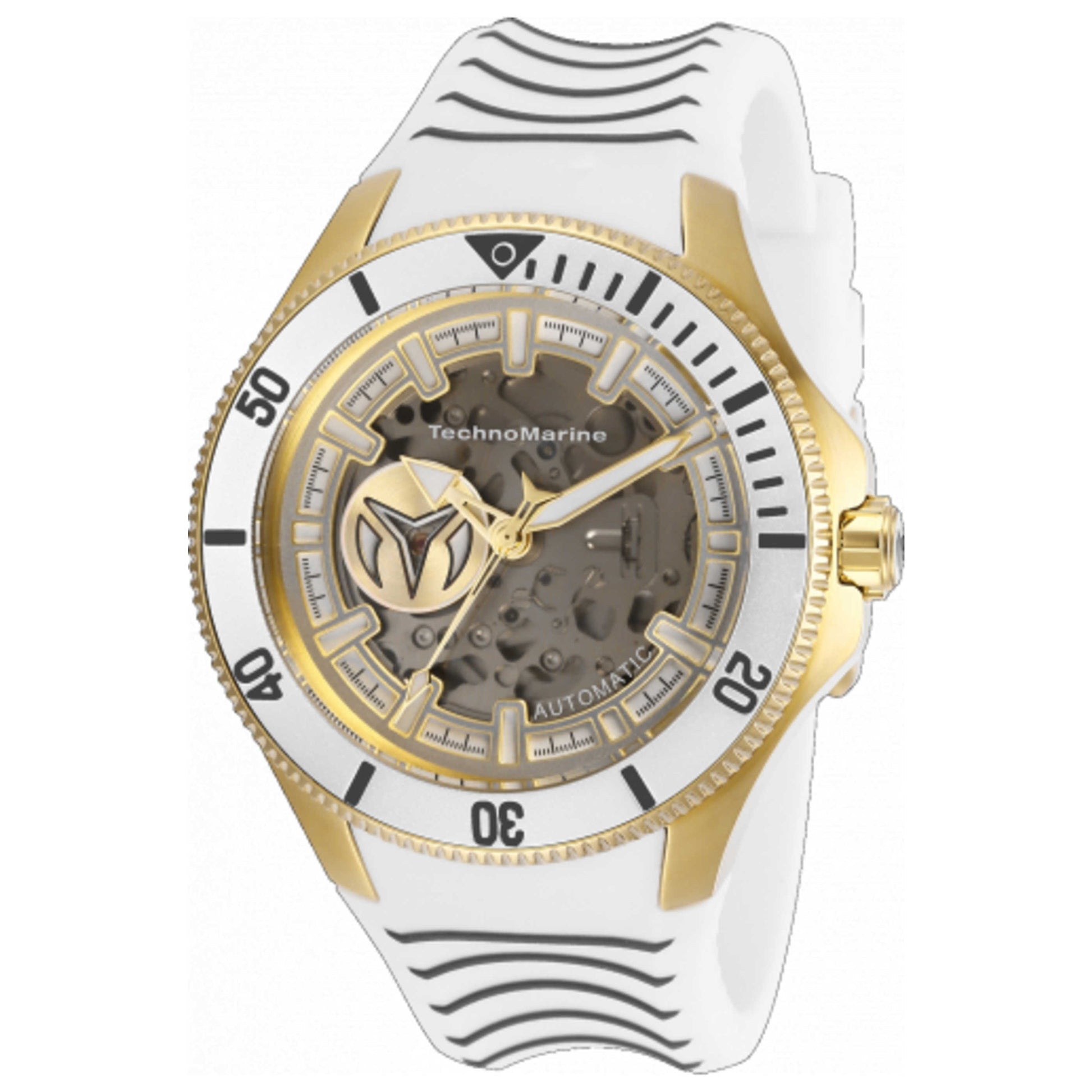 Front view of TechnoMarine Cruise Men's Automatic Watch TM-118022