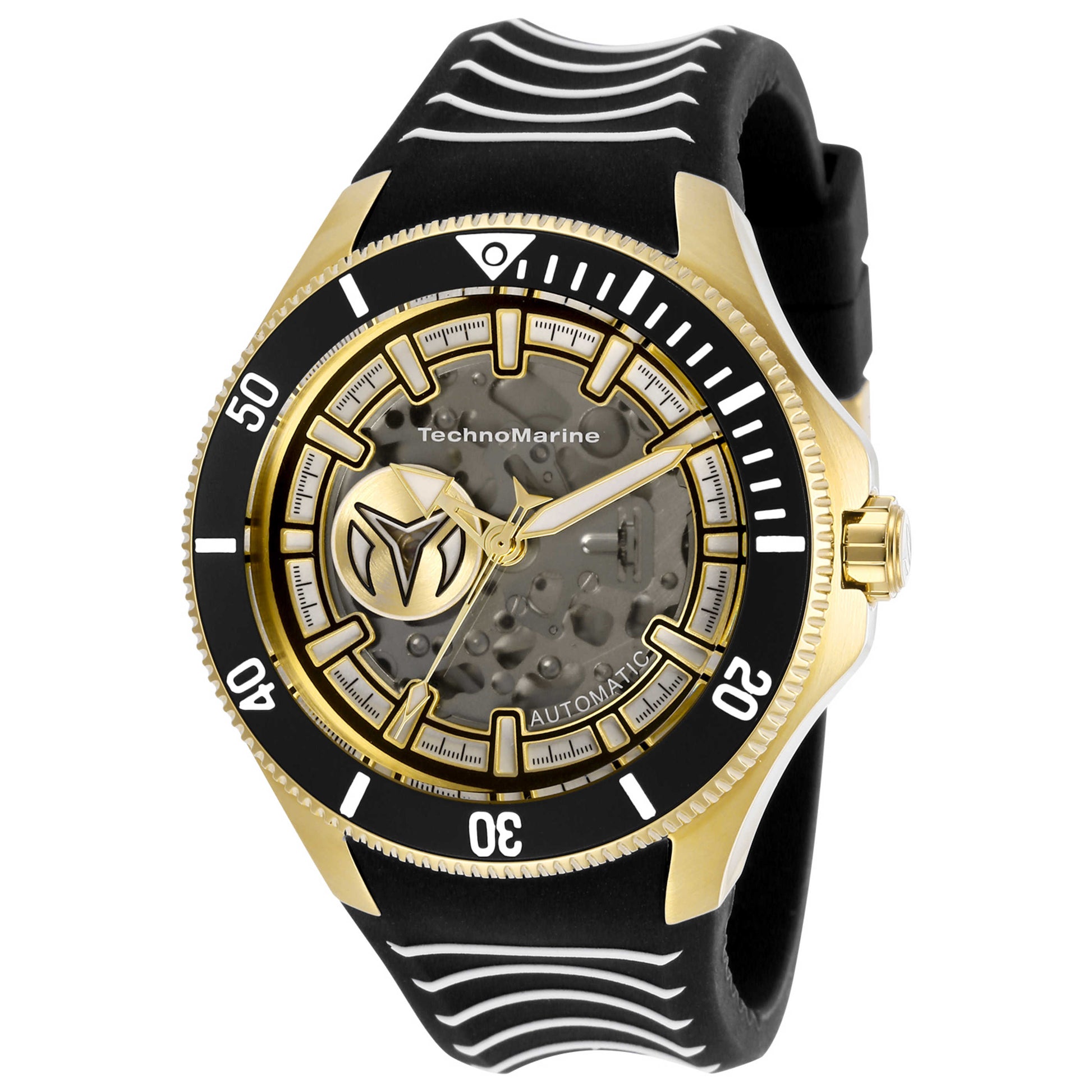 Front view of TechnoMarine Cruise Men's Automatic Watch TM-118023