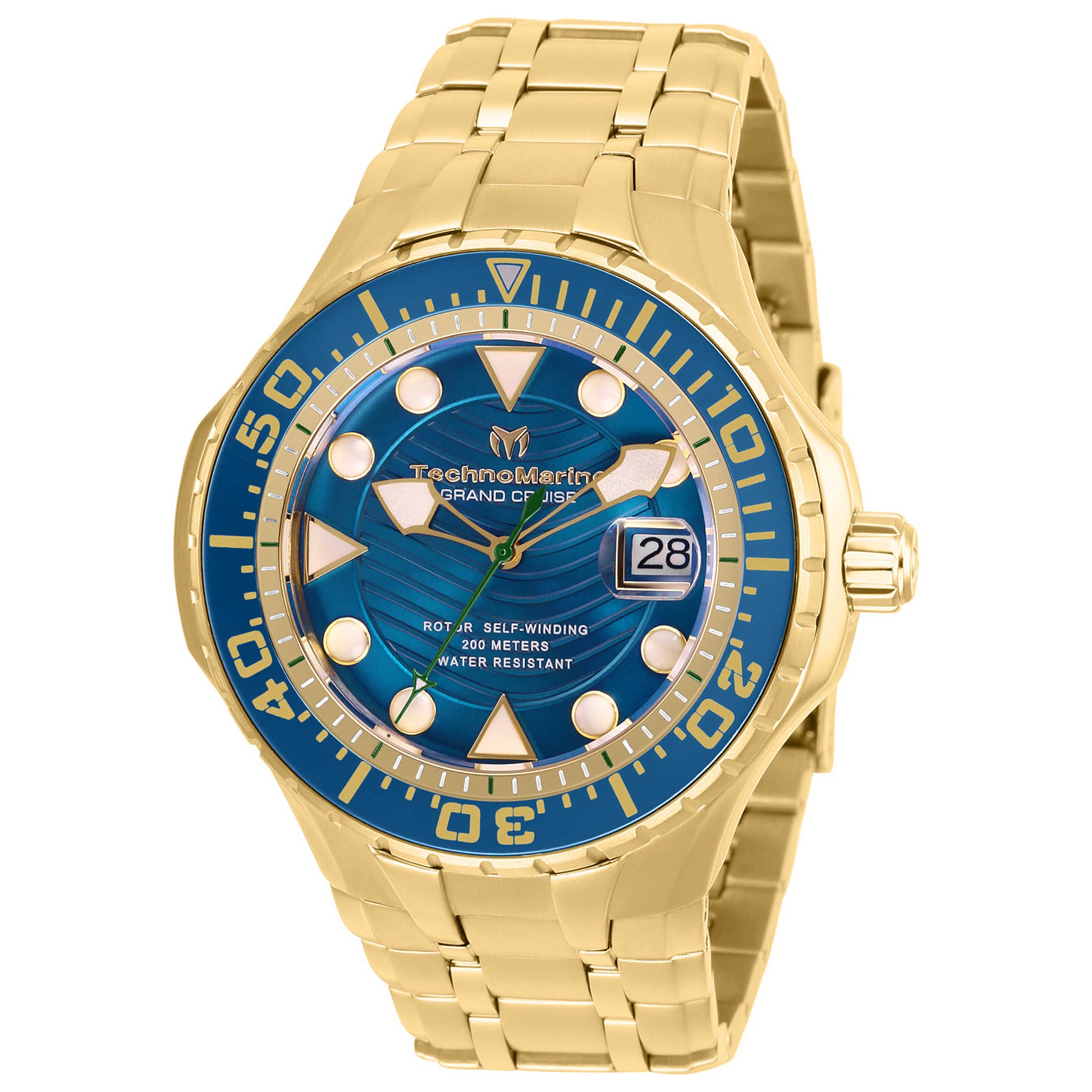 Front view of TechnoMarine Cruise Men's Automatic Watch TM-118075