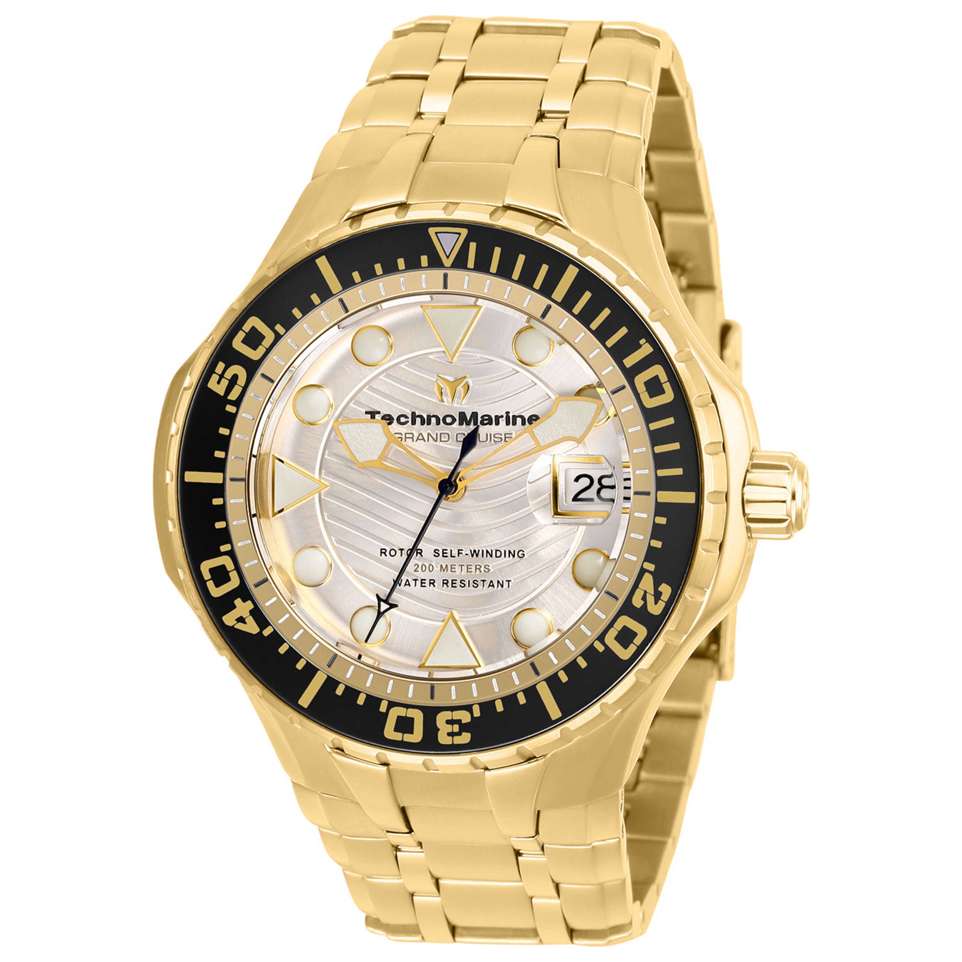 Front view of TechnoMarine Cruise Men's Automatic Watch TM-118077
