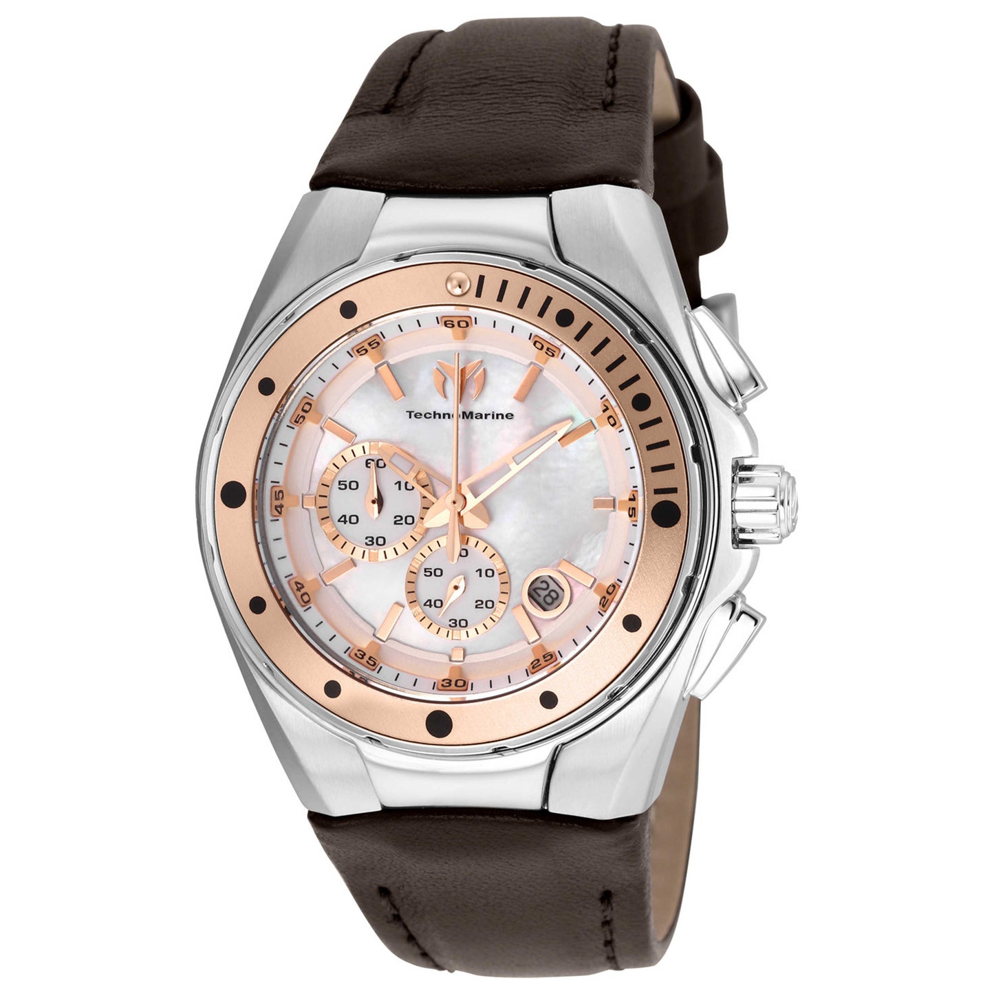 Front view of TechnoMarine Manta Women's Japanese Quartz (Battery-Powered) Watch TM-216003