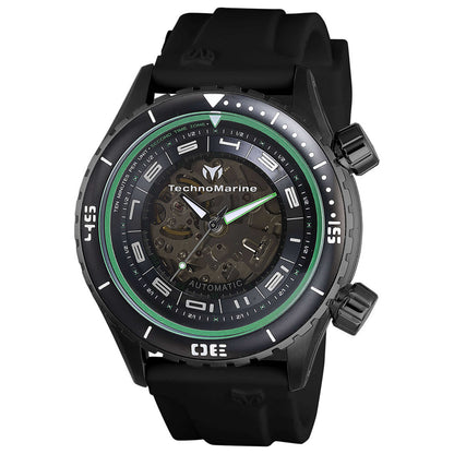 Front view of TechnoMarine Manta Men's Automatic Watch TM-218007