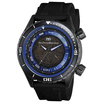Front view of TechnoMarine Manta Men's Automatic Watch TM-218008