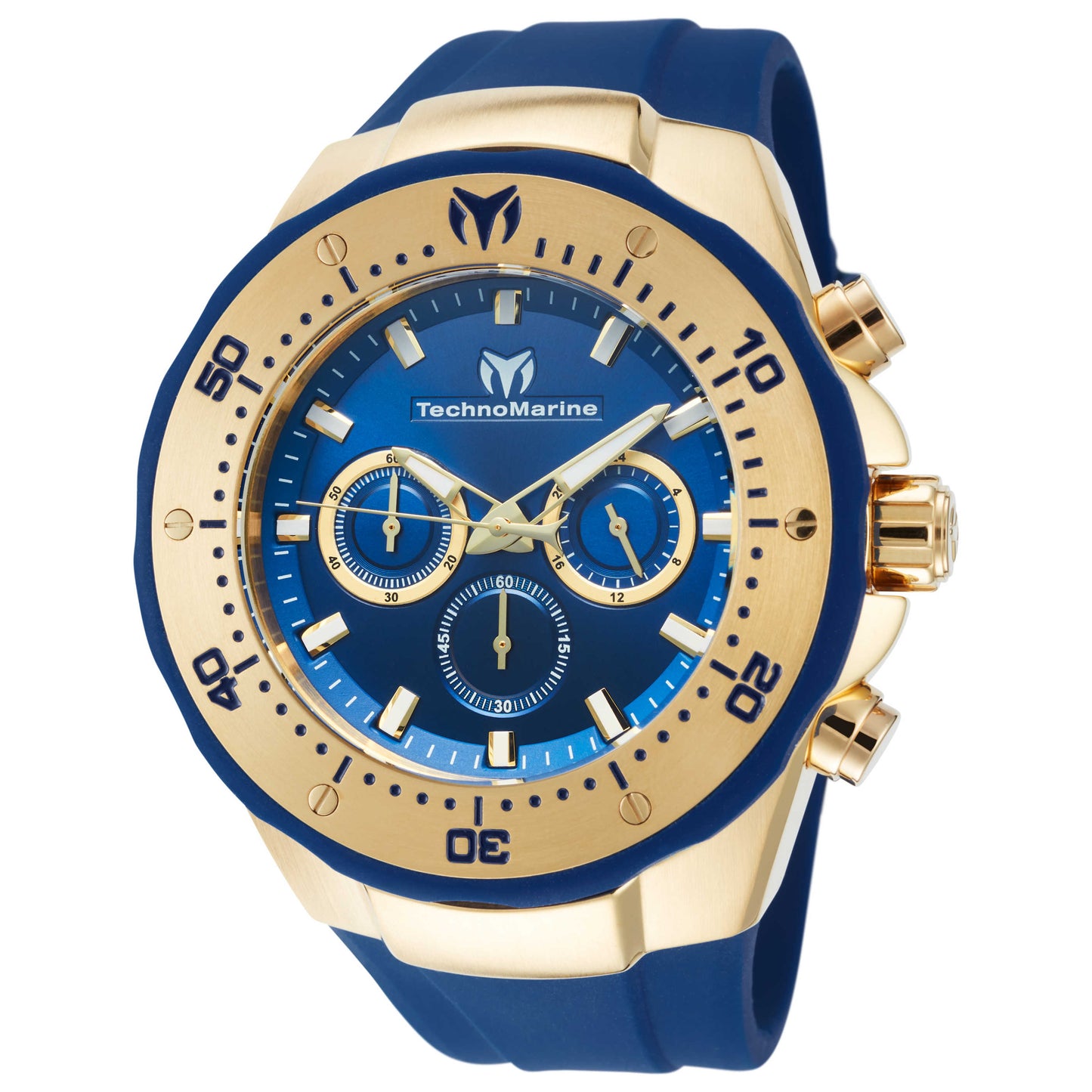 Front view of TechnoMarine Sea Manta Men's Japanese Quartz (Battery-Powered) Watch TM-218031