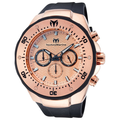 Front view of TechnoMarine Sea Manta Men's Japanese Quartz (Battery-Powered) Watch TM-218032