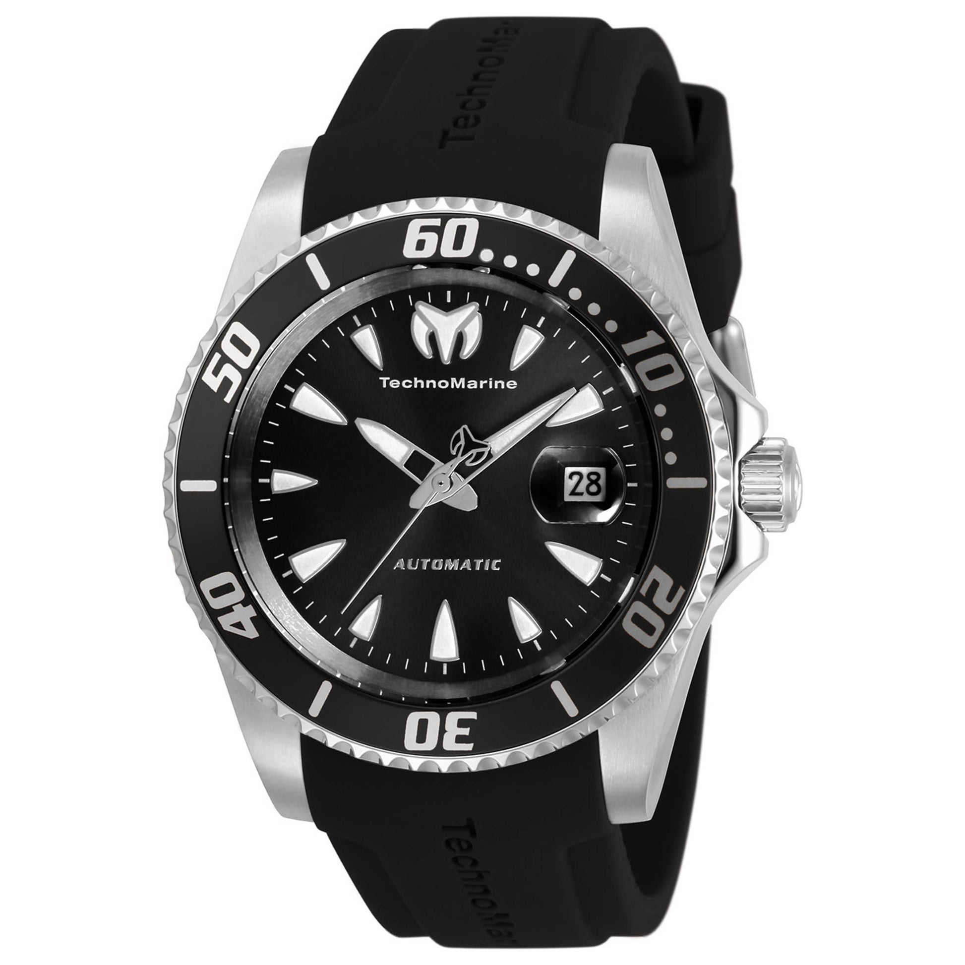 Front view of TechnoMarine Manta Sea Men's Automatic Watch TM-219085