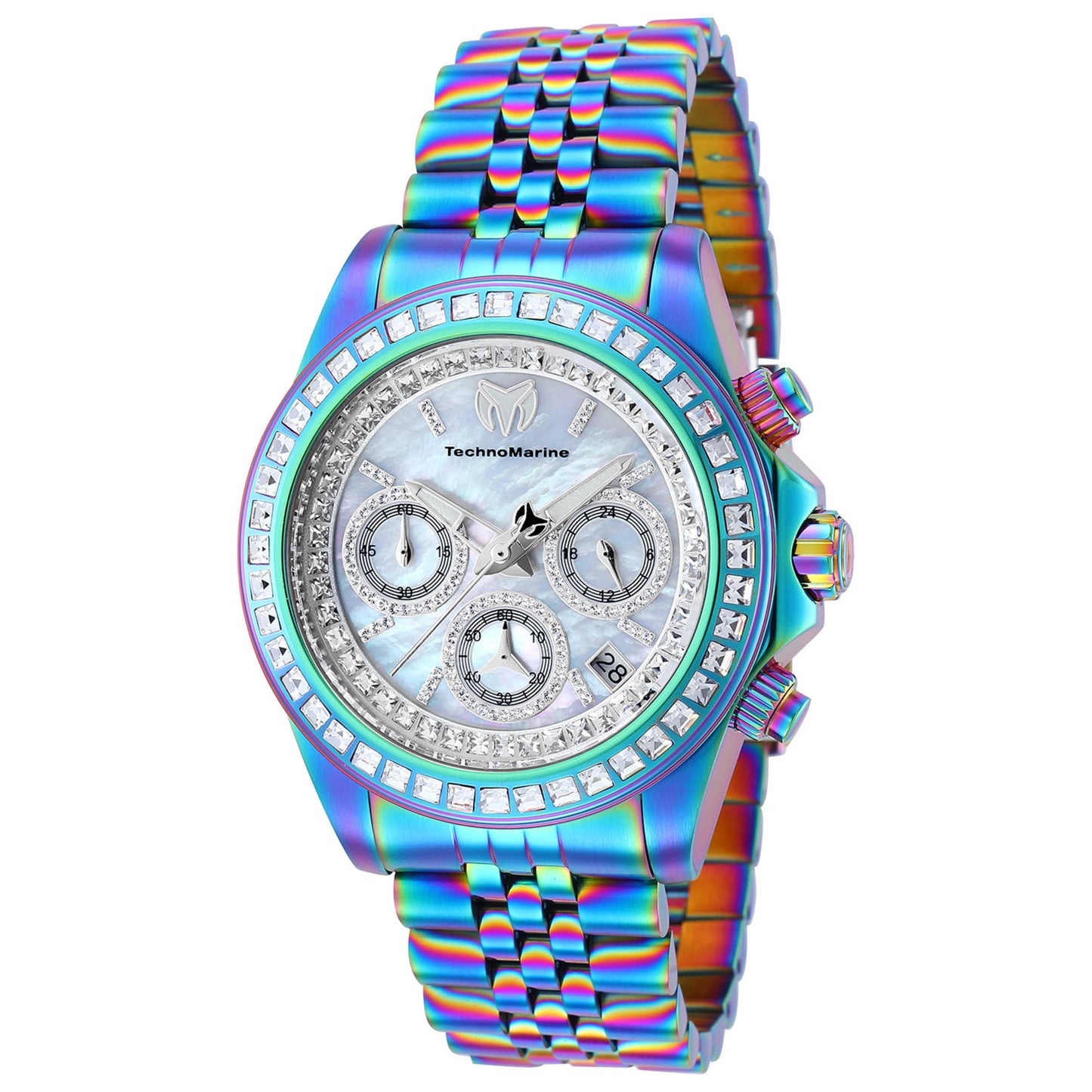 Front view of TechnoMarine Manta Ray Women's Quartz Watch TM-221027