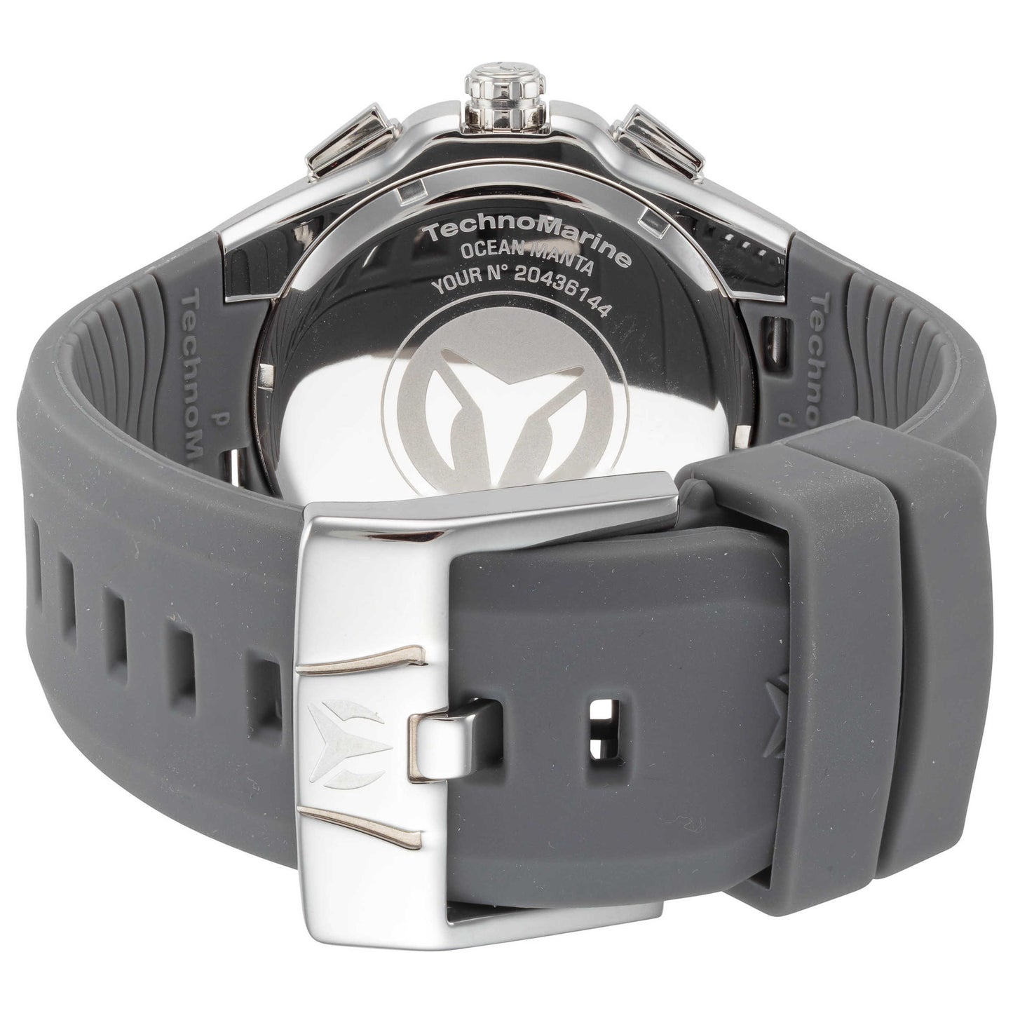 Back view of TechnoMarine Manta Ocean Men's Quartz Watch TM-225001