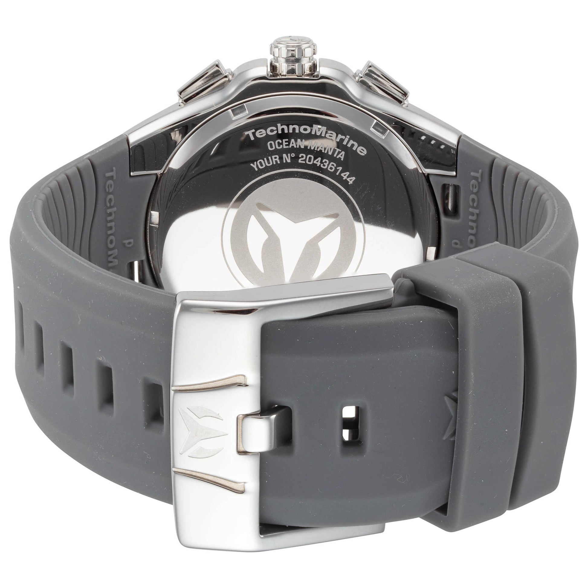 Back view of TechnoMarine Manta Ocean Men's Quartz Watch TM-225001