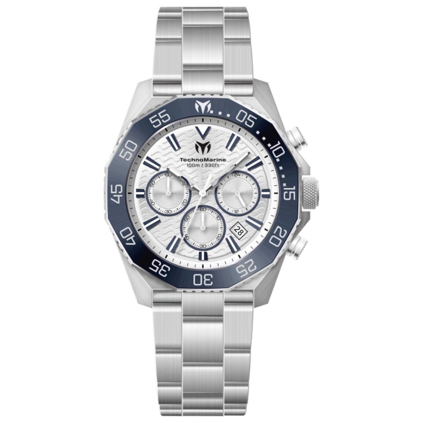Front view of TechnoMarine Mara Vivo Men's Quartz Watch TM-225082