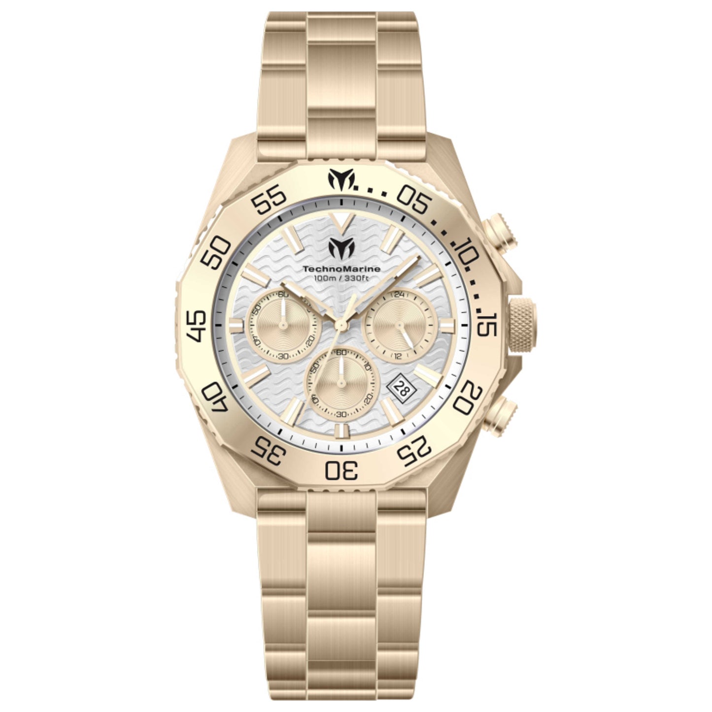 Front view of TechnoMarine Mara Vivo Men's Quartz Watch TM-225083