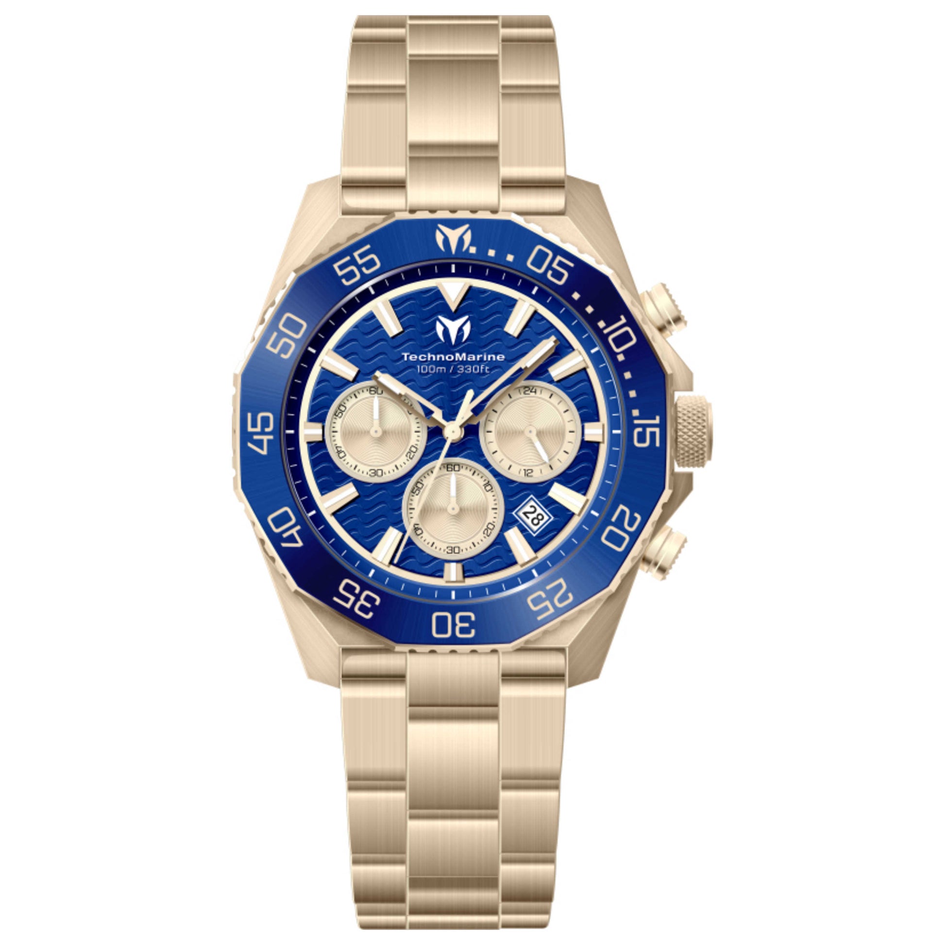 Front view of TechnoMarine Mara Vivo Men's Quartz Watch TM-225085