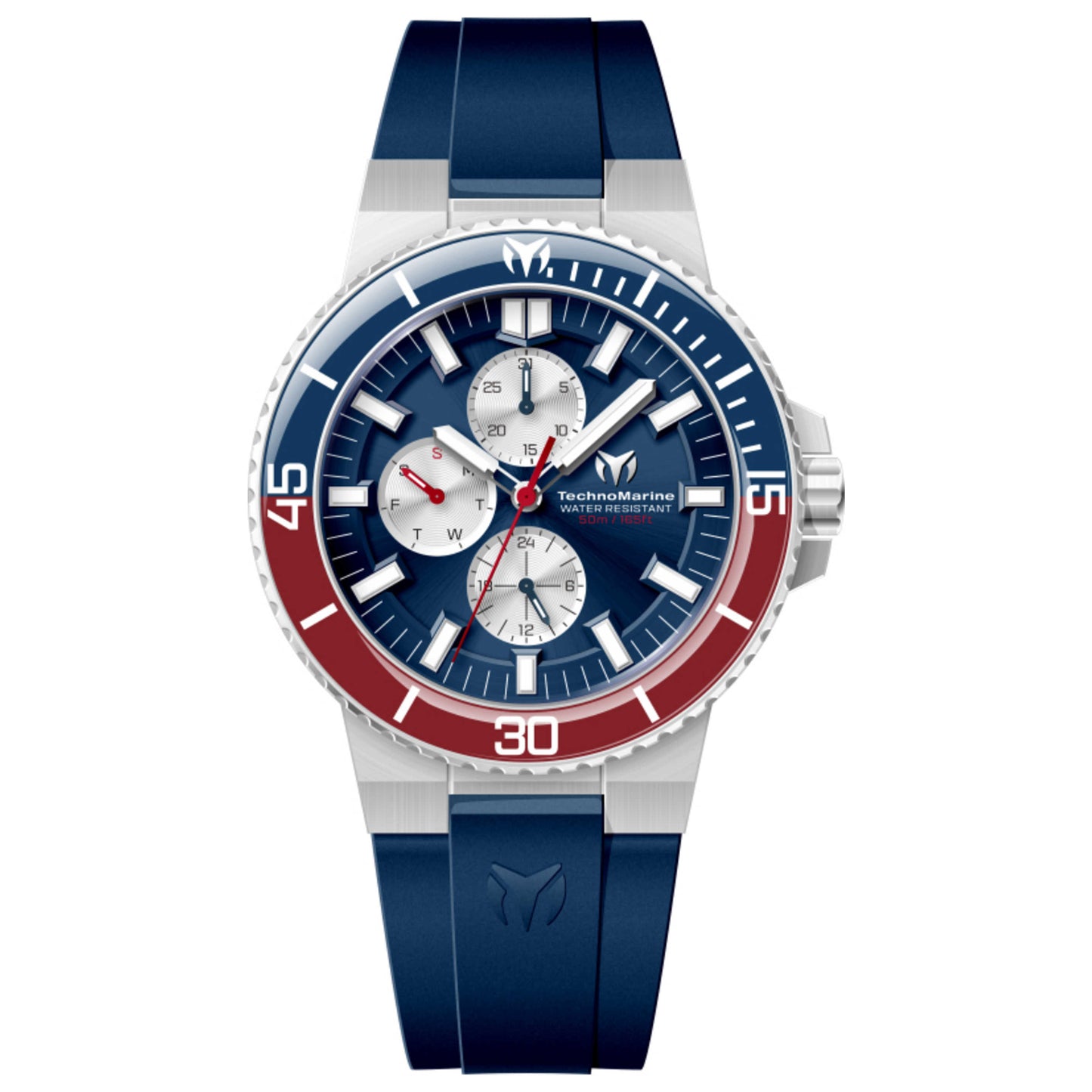 Front view of TechnoMarine La Pelagia Men's Quartz Watch TM-225094