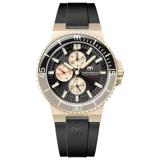 Front view of TechnoMarine La Pelagia Men's Quartz Watch TM-225100