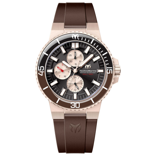 Front view of TechnoMarine La Pelagia Men's Quartz Watch TM-225101