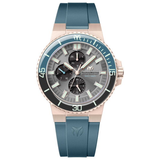 Front view of TechnoMarine La Pelagia Men's Quartz Watch TM-225102