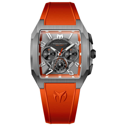 Front view of TechnoMarine Aqua Quadrant Men's Quartz Watch TM-225107