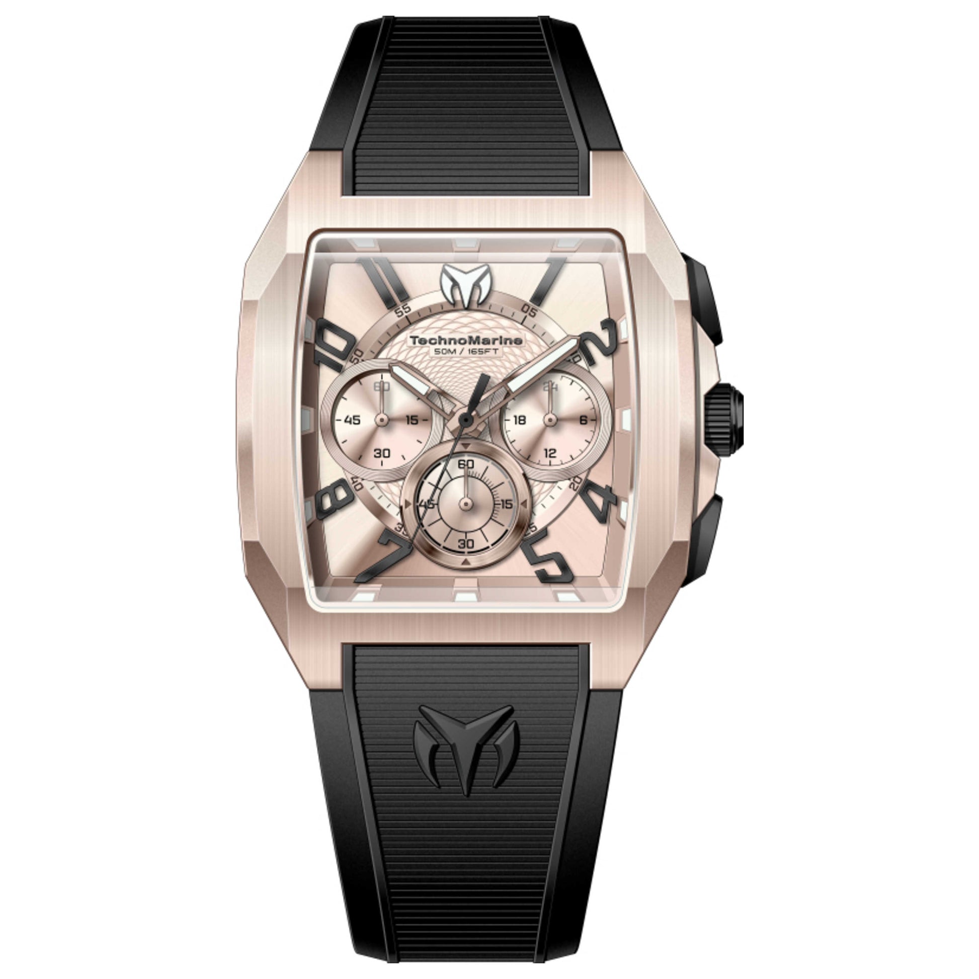 Front view of TechnoMarine Aqua Quadrant Men's Quartz Watch TM-225112