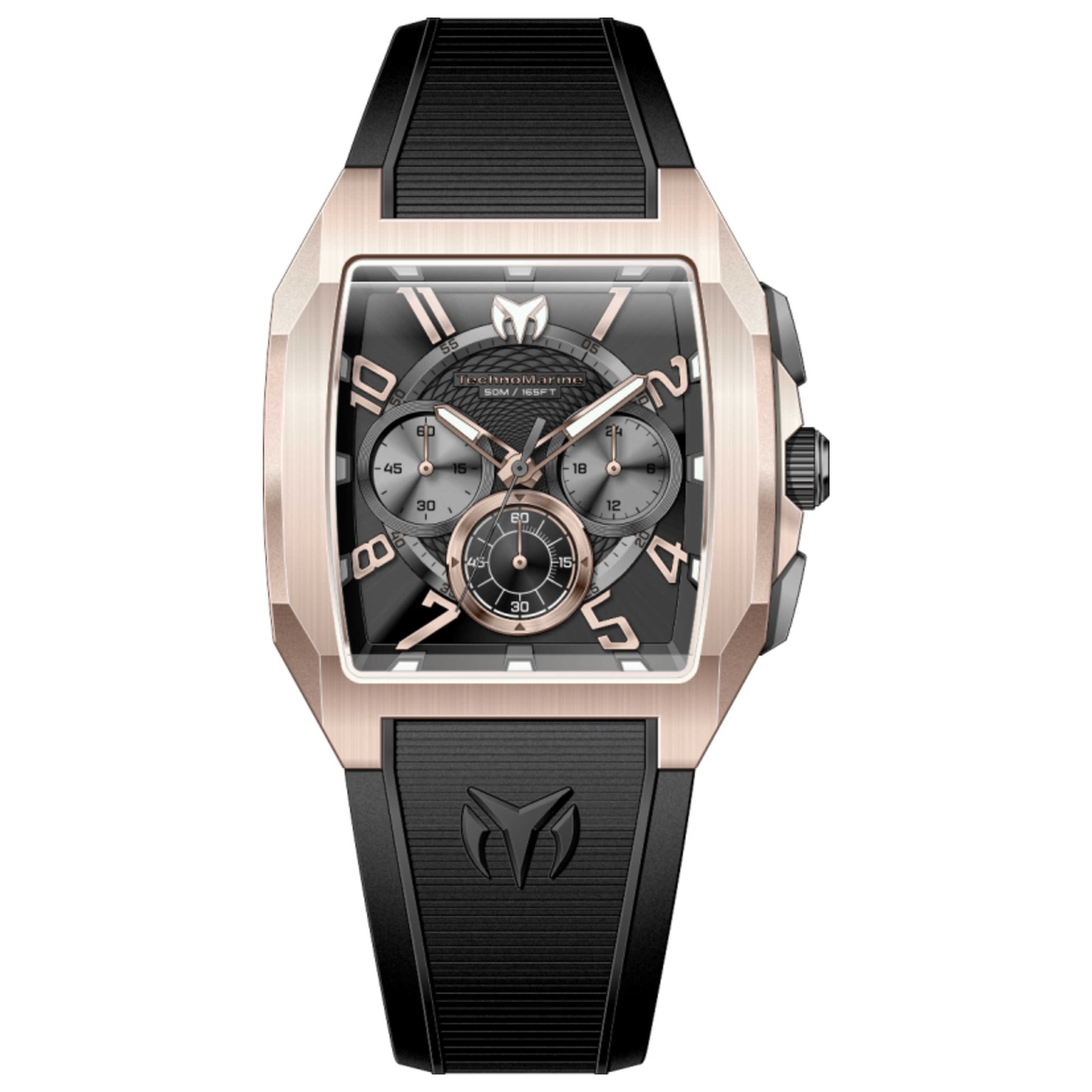Front view of TechnoMarine Aqua Quadrant Men's Quartz Watch TM-225113