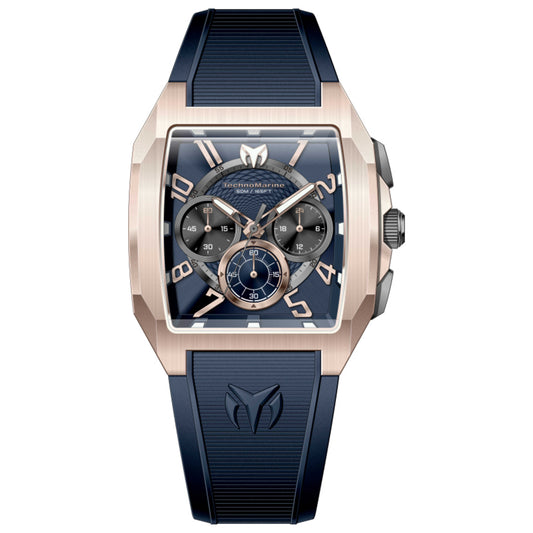 Front view of TechnoMarine Aqua Quadrant Men's Quartz Watch TM-225115