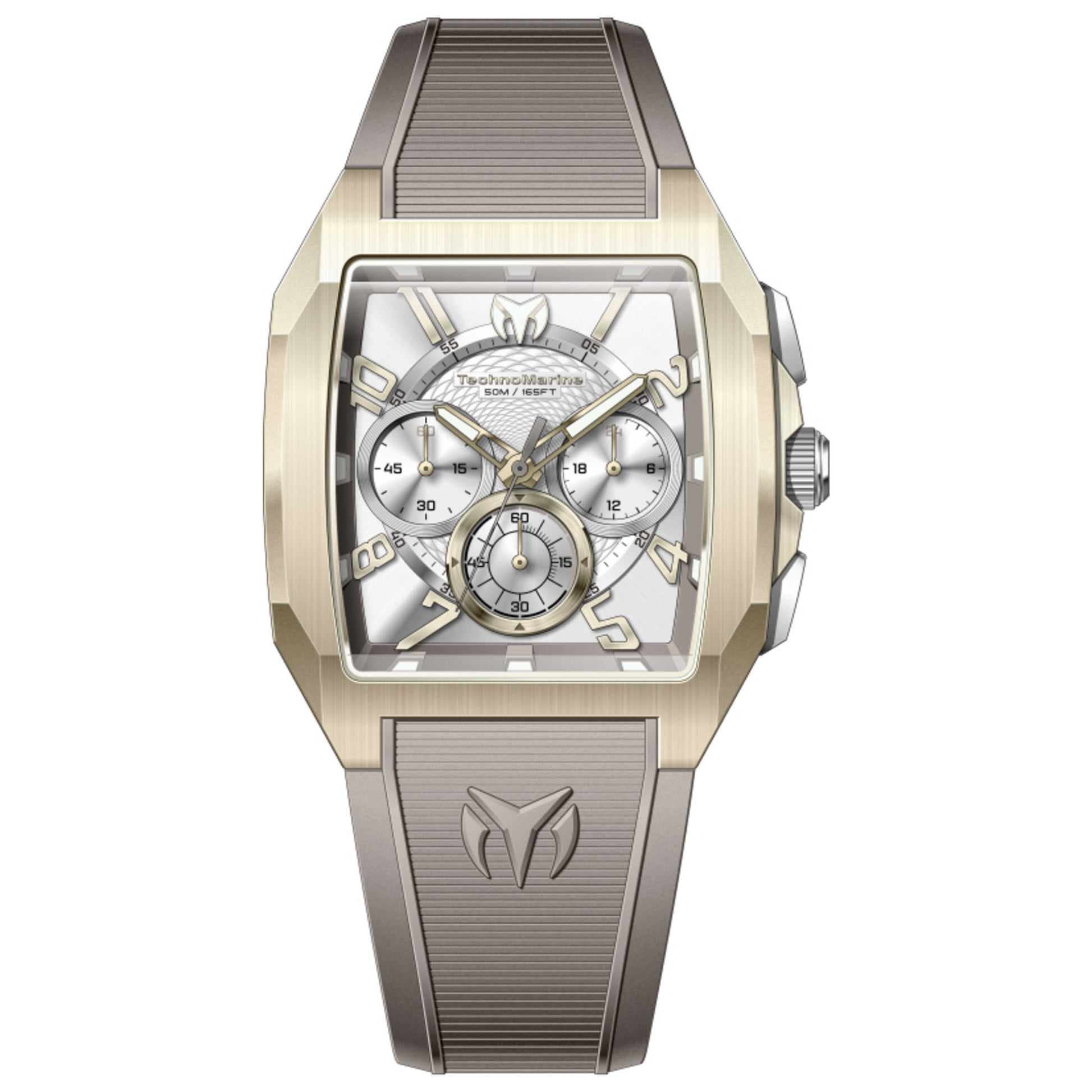 Front view of TechnoMarine Aqua Quadrant Men's Quartz Watch TM-225118