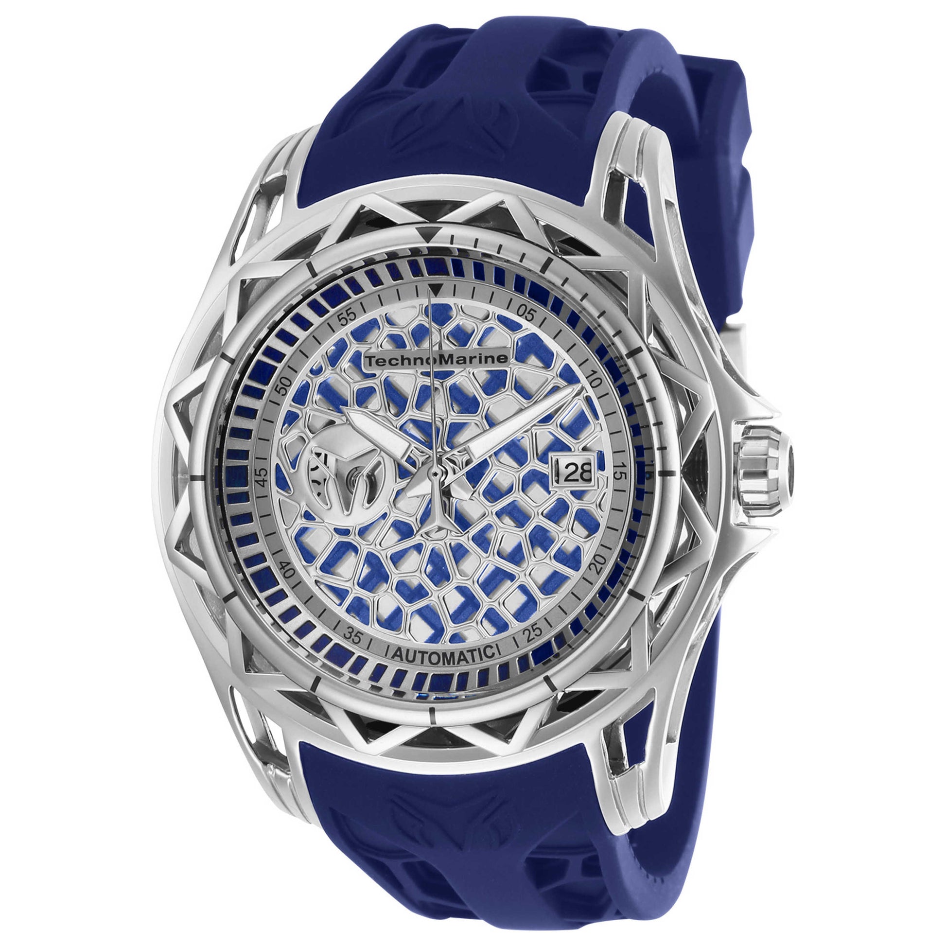 Front view of TechnoMarine TechnoCell Men's Automatic Watch TM-318013
