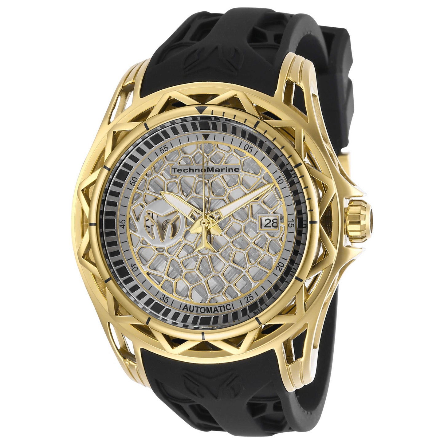 Front view of TechnoMarine TechnoCell Men's Automatic Watch TM-318018