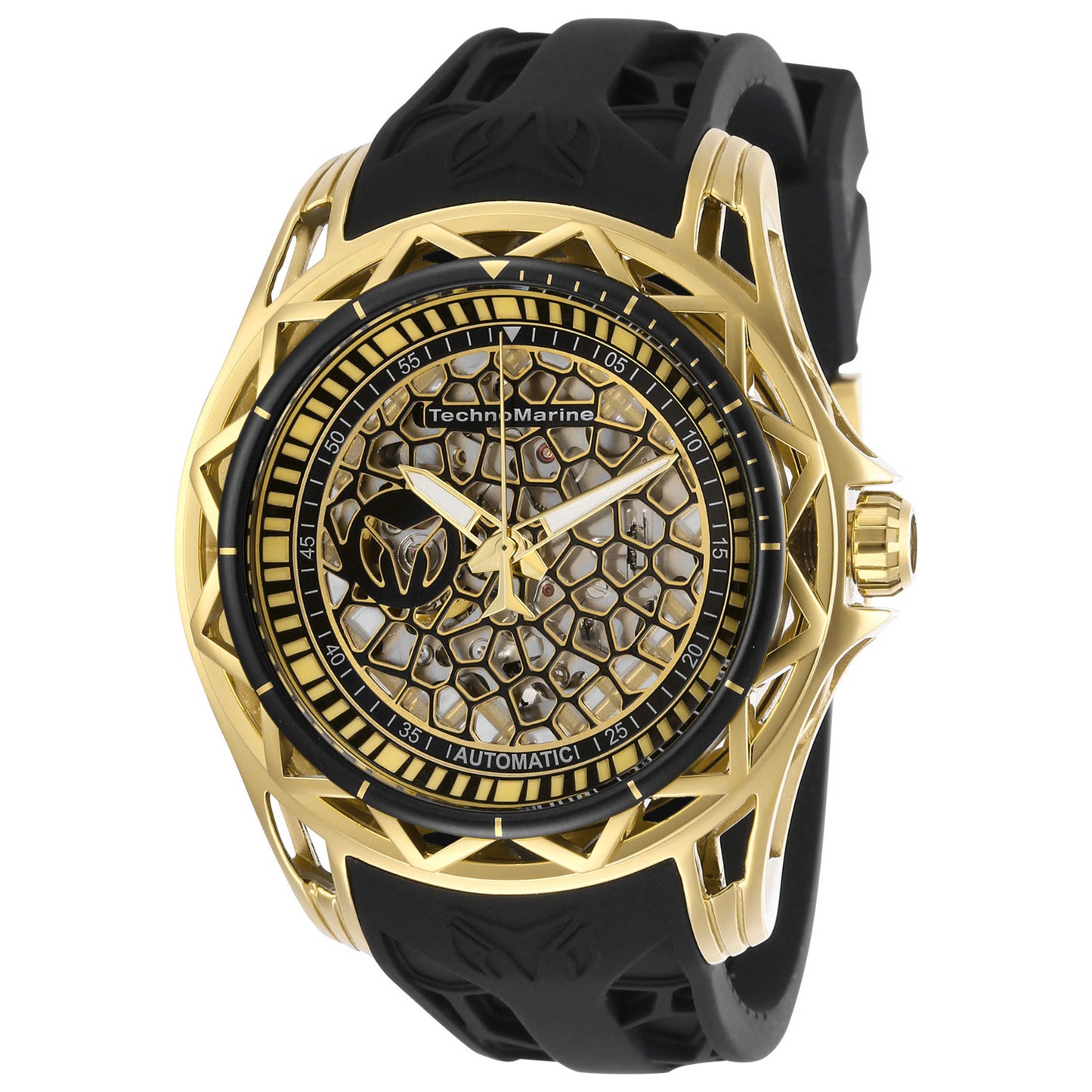 Front view of TechnoMarine TechnoCell Men's Automatic Watch TM-318019