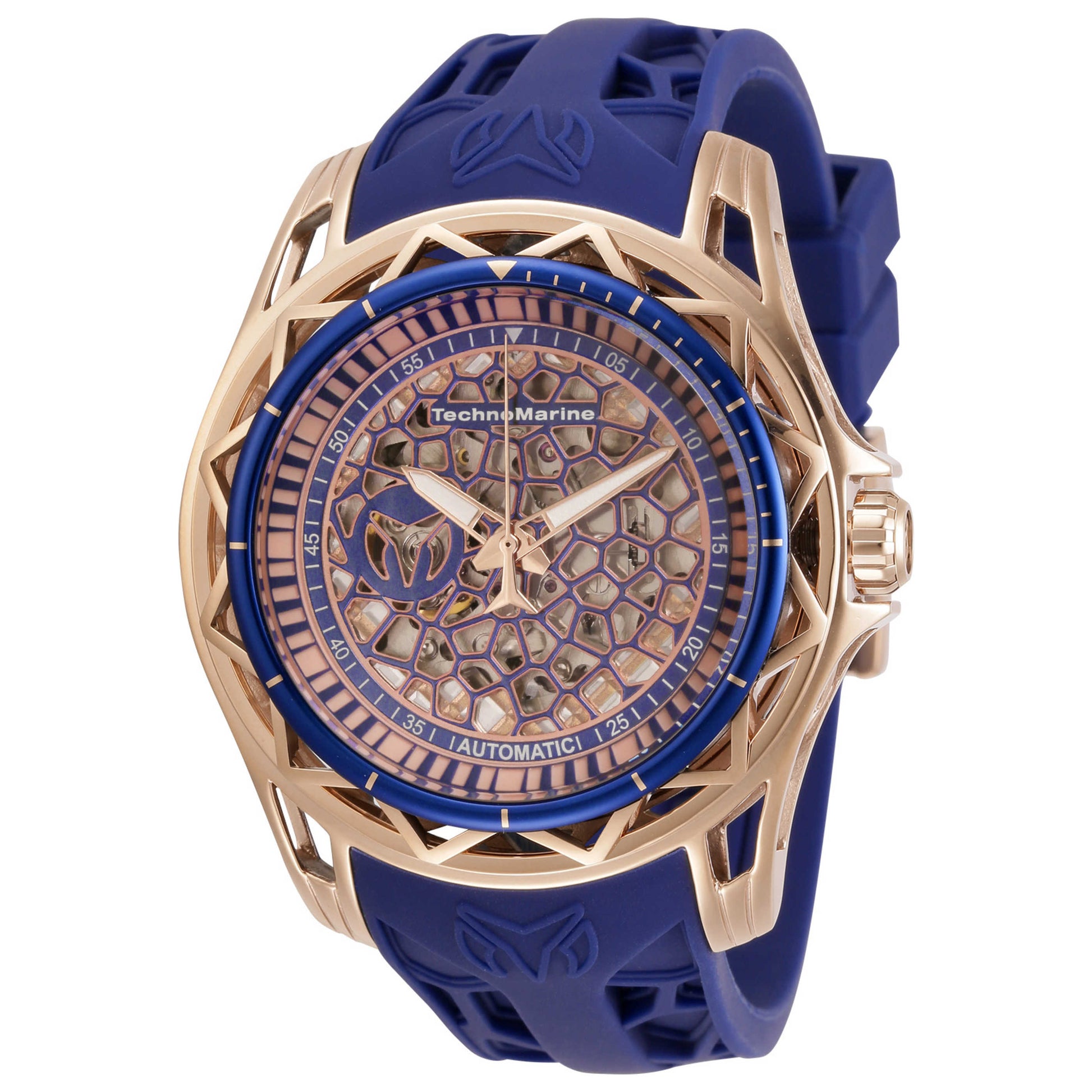 Front view of TechnoMarine TechnoCell Men's Automatic Watch TM-318020