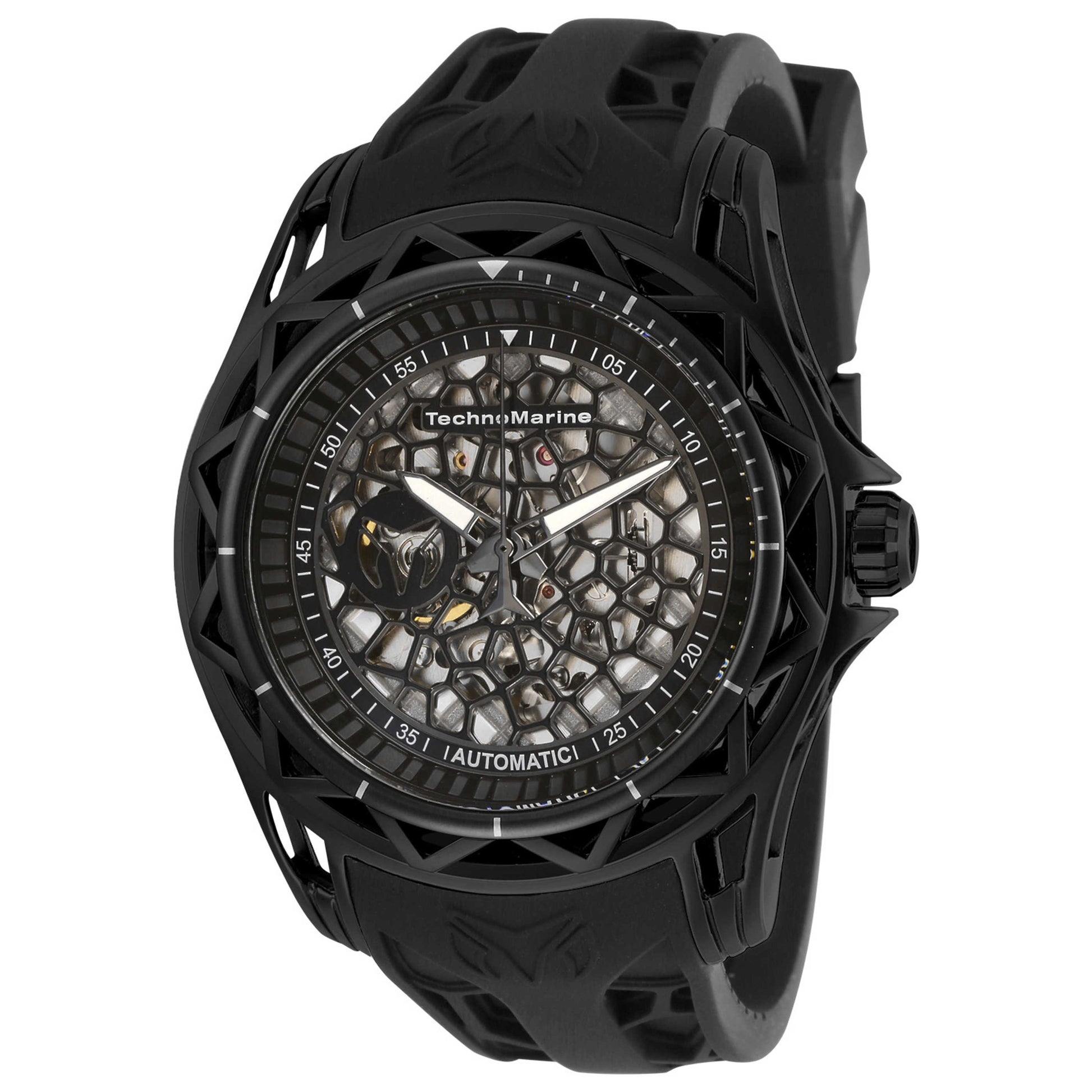 Front view of TechnoMarine TechnoCell Men's Automatic Watch TM-318022